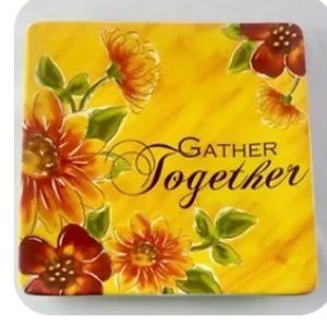 Sunflower Square plate /Platter Cracker Barrel
